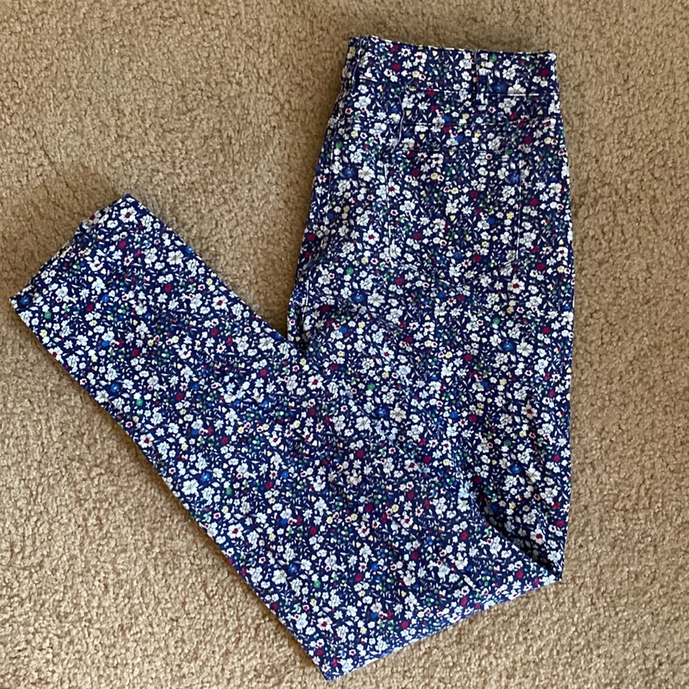 Floral jeans